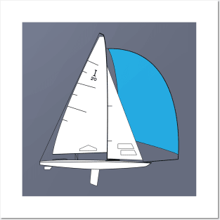 I-20 Scow Sailboat Posters and Art